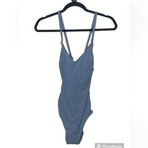 NWT Adore Me Light Blue One Piece Swimsuit Sz Small